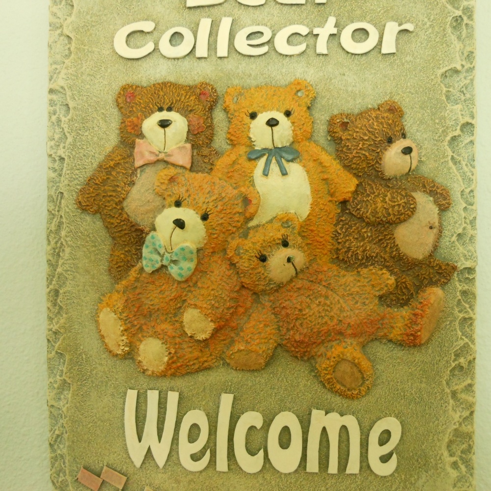 Teddy Bear Plaque Sign
